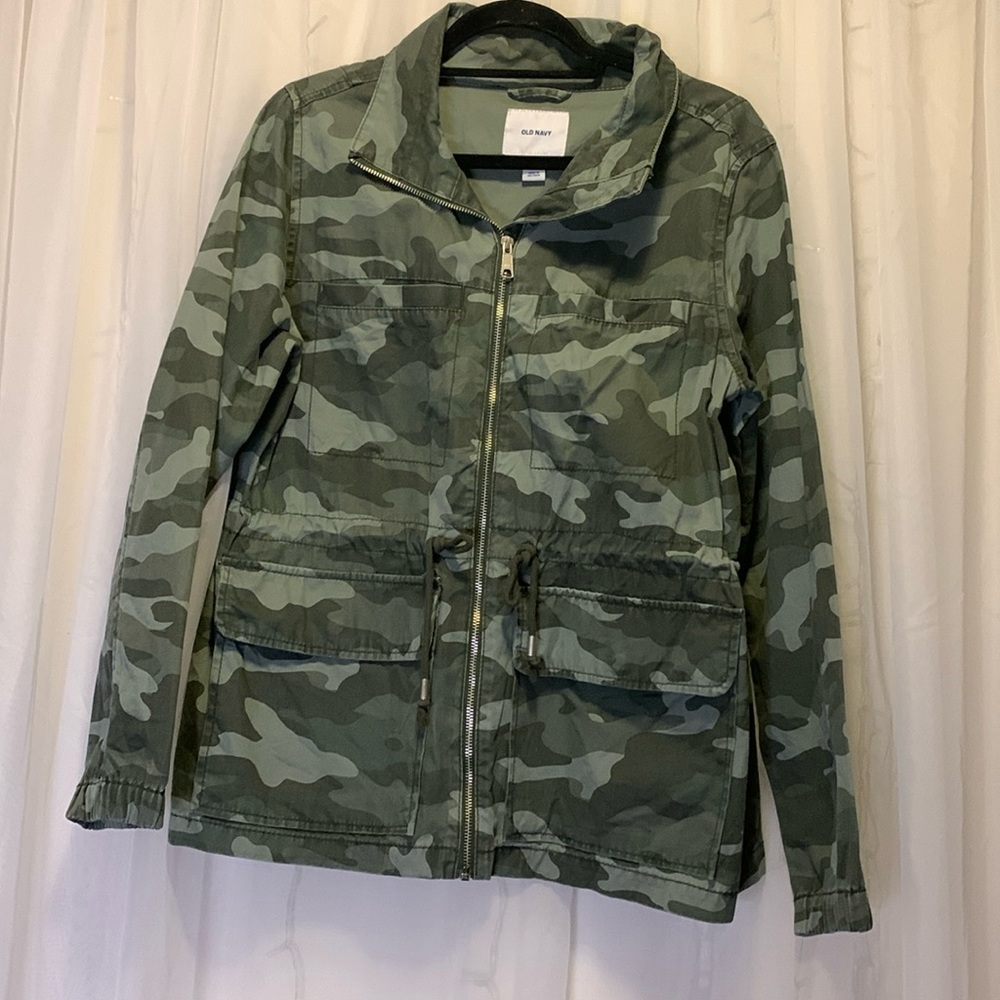 Old Navy Camouflage Utility Jacket